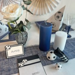 Bordpynt konfirmation fodbold, Medium, 8 stk.