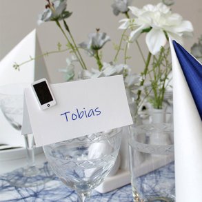 Pynt konfirmation, Iphone/mobil bordpynt/sticker af tr�, 24 stk.