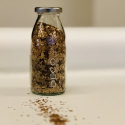 Guld/kobber glimmer, 100% nedbrydelige mineraler, 250 ml.