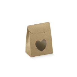 Kraft/natur gave�ske med hjerte 10 stk.