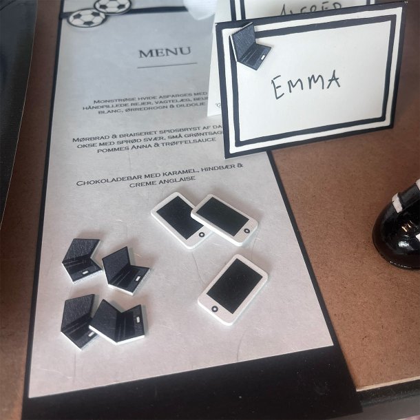 Pynt konfirmation, Laptop/computer bordpynt/sticker, 24 stk.