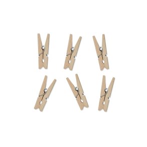 Sm� natur klemmer, 10 stk.