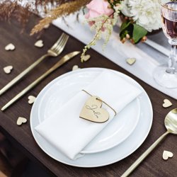 Bordpynt Tr�hjerter, 50 stk. 