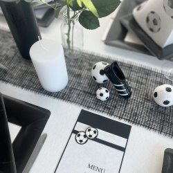 fodbolde til bordpynt til konfirmation