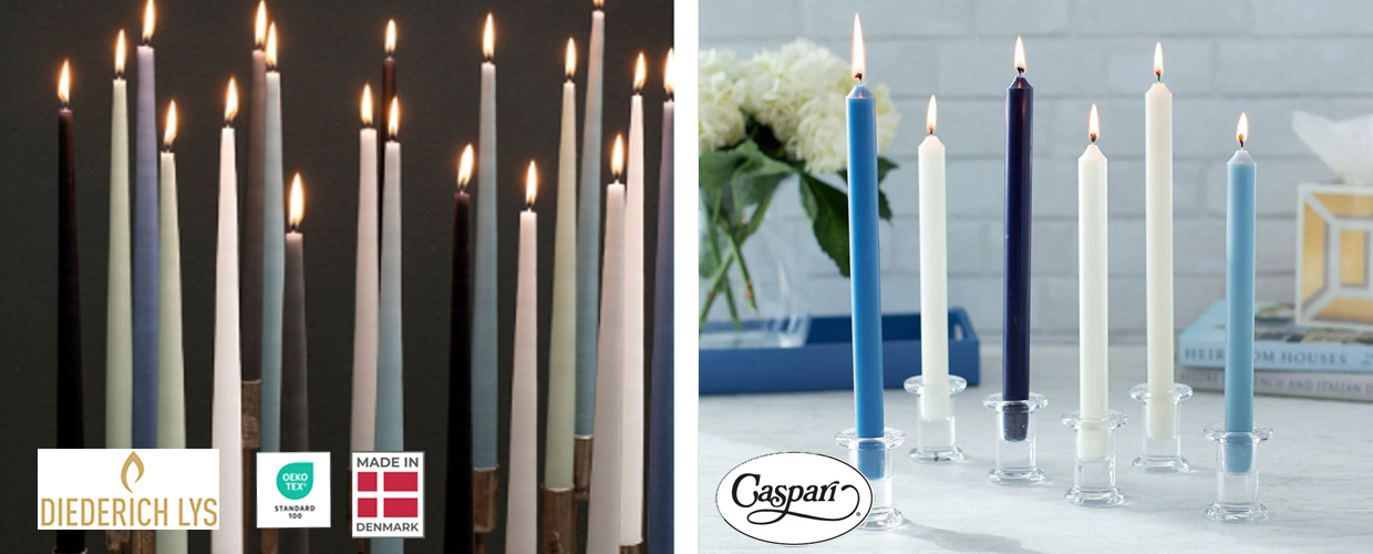 kvalites stearinlys fra Diederich lys & Caspari