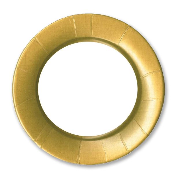 Milj�venlige foodsafe paptallerkner fra Caspari, guld middag 8 stk.