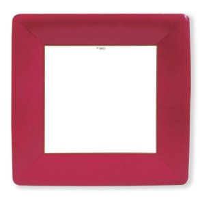 Milj�venlige foodsafe paptallerkner fra Caspari, r�d bort middag 8 stk.