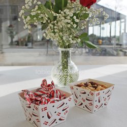 Snackbokse Bl� student, 4 stk. 