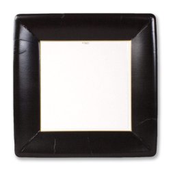 Paptallerkner fra Caspari, sort middag 8 stk.