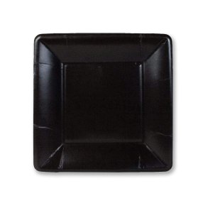  Paptallerkner fra Caspari, sort frokost/dessert 8 stk.