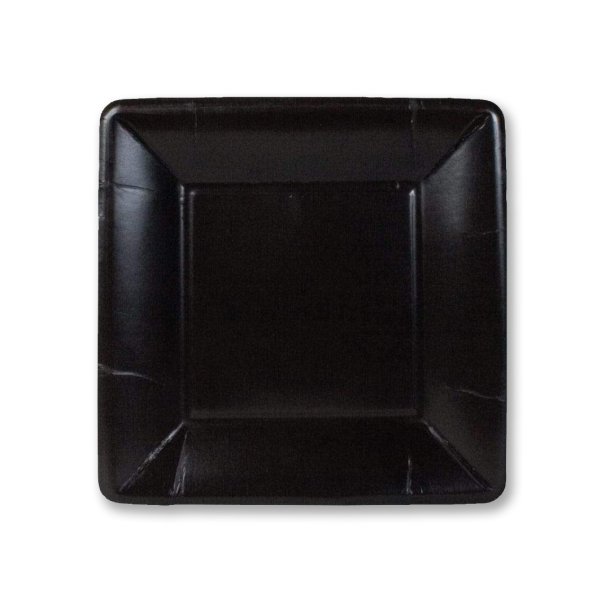  Paptallerkner fra Caspari, sort frokost/dessert 8 stk.