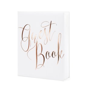 G�stebog, Hvid og rosegold