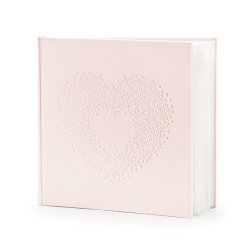 G�stebog, Powder embossed hjerte