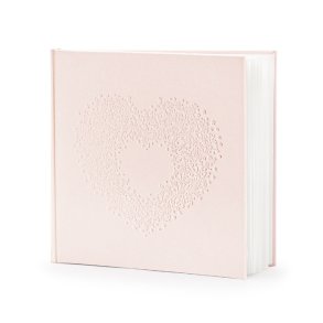 G�stebog, Powder embossed hjerte