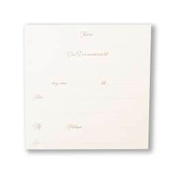 Indbydelseskort til konfirmation med blomster, 5 stk. inkl. kuverter