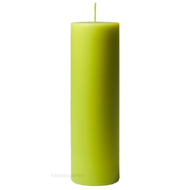 Limegrnt bloklys fra Diederich Lys 