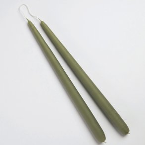 Skovgr�nt stagelys fra Diederich Lys, 2 stk.