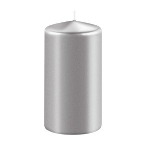 S�lvfarvet bloklys, 5 x 10 cm. 1 stk.