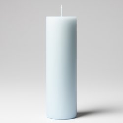 Lysebl�t bloklys fra Diederich Lys 