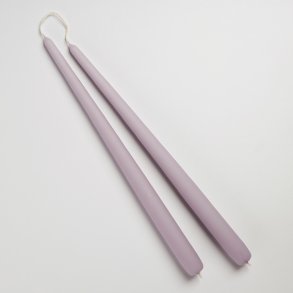 Lyslilla stagelys fra Diederich Lys, 2 stk.