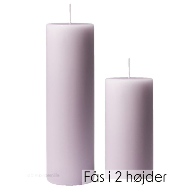 Lyslilla bloklys fra Diederich Lys 