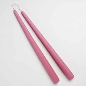 Pink stagelys fra Diederich Lys, 2 stk.