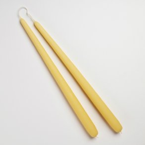 Sart gul stagelys fra Diederich Lys, 2 stk.