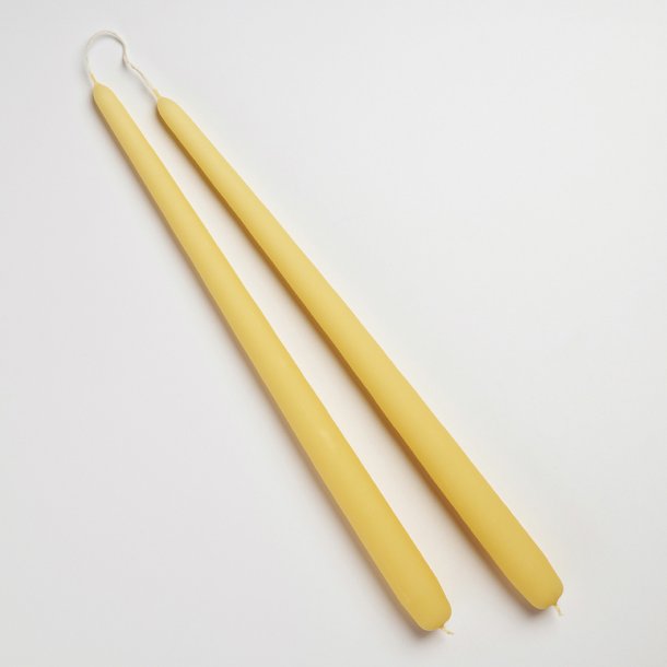 Sart gul stagelys fra Diederich Lys, 2 stk.