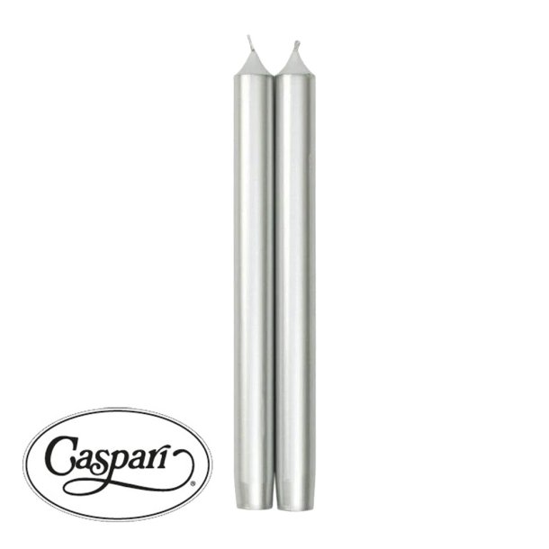 Eksklusive s�lv  stagelys fra Caspari 2 stk.