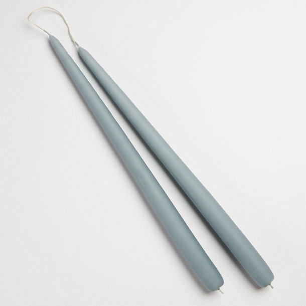 St�vbl� stagelys fra Diederich Lys, 2 stk.