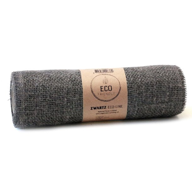 Bordlber Taupe/gr, jute ECO-LINE, 30 cm x 5 m.